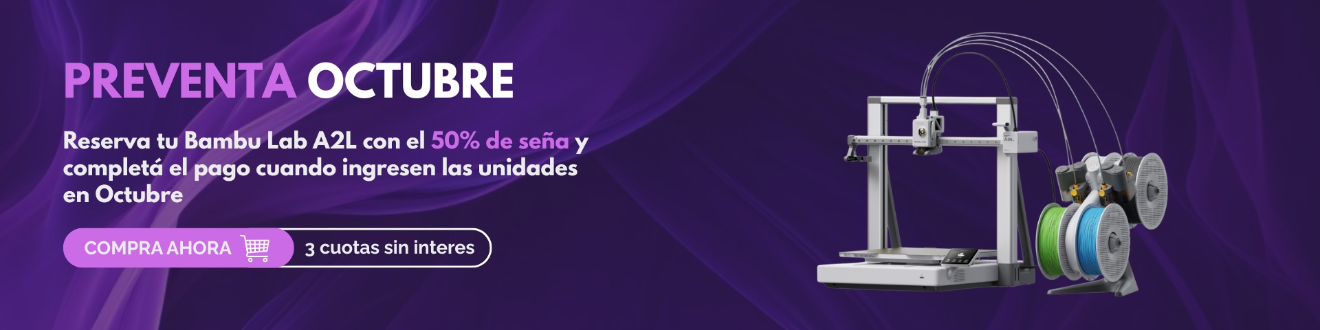 Preventa Bambu Lab A2L Combo